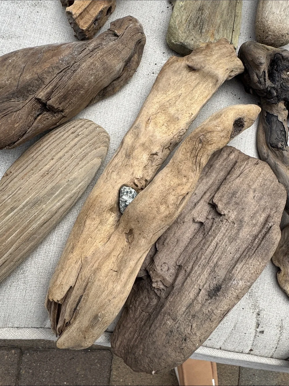 22 pcs(5lb shipped)Natural Driftwood & Beach Wood Accent Collection decor, craft
